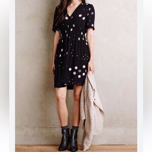 Anthro HD in Paris Felicity polka dot dress